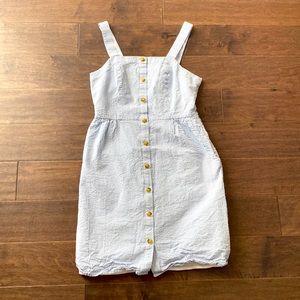 J. Crew blue and white stripe dress size 4